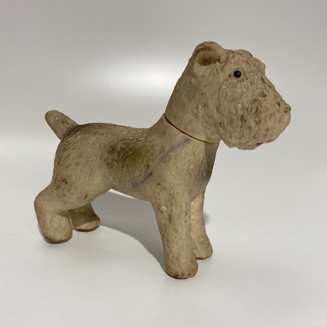 TOY, Vintage Dog (Terrier) - Rubber